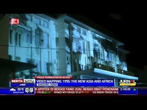 Video Mapping Sejarah KAA di Bandung