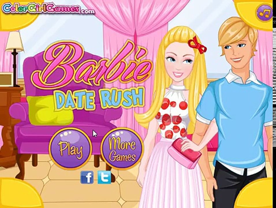 Barbie Date Rush - Cartoon for children - Baby Games For Kids - Best Kids Games - Best Video Kids