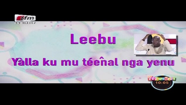 REPLAY - XAM AK XAMLÉ avec Dr MASSAMBA GUEYE dans Yeewu Leen du 13 Janvier 2017