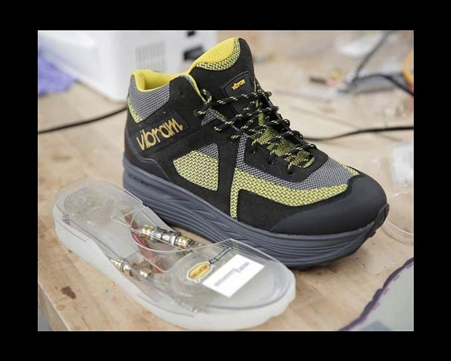 Now the shoes will charge mobile phones