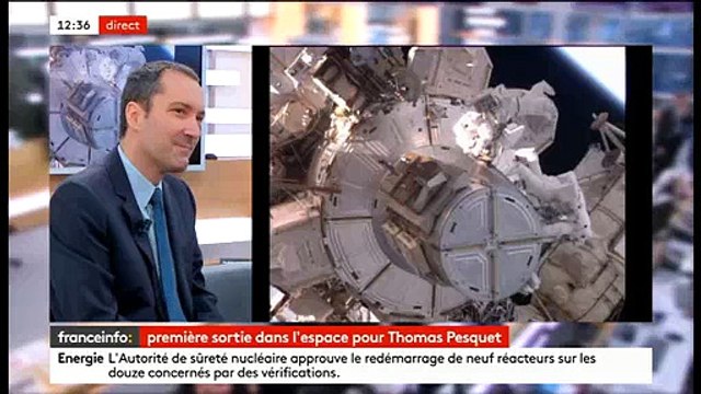 Découvrez les images de la première sortie dans l'espace de l'astronaute français Thomas Pesquet - VIDEO