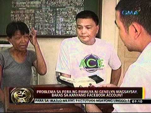 24 Oras: Problema sa pera ng pamilya ni Genelyn, bakas sa kanyang FB