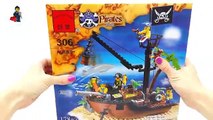 The LEGO pirate, Designer Series Brick 306 Pirates SCRAP DOCK LEGO Speed Build. REVIEW