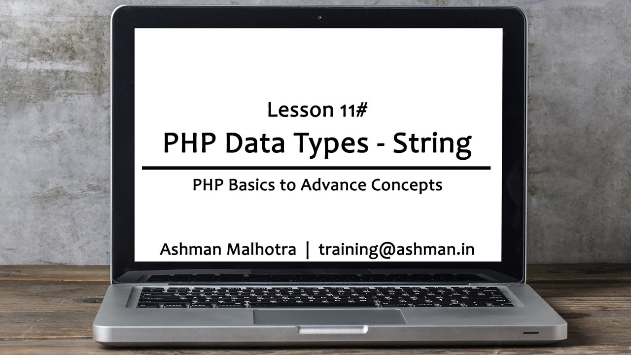 011 PHP Data Types - String