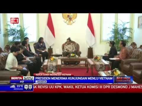 Jokowi Terima Kunjungan Menlu Vietnam Bahas Kerjasama Ekonomi