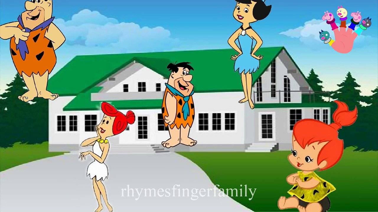Flintstones Finger Family Rhmes Full Cartoon | Finger Family Children Nursery Rhymes Animated|KidsW