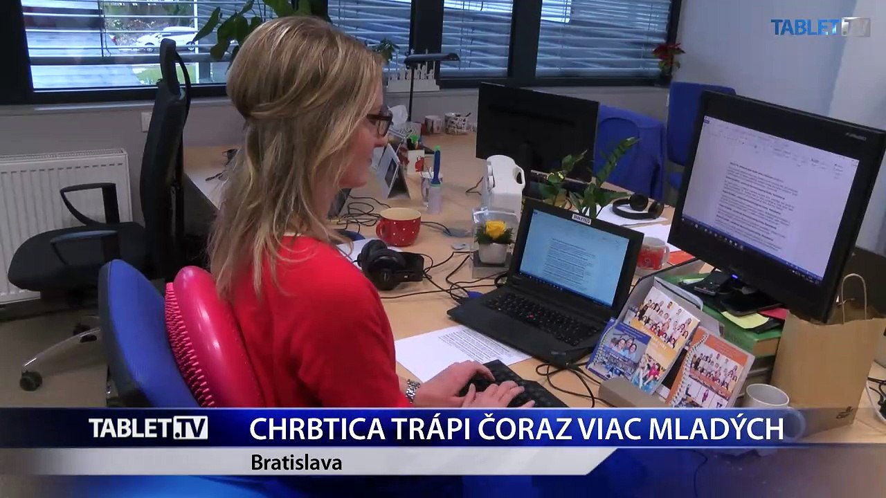 Problémy s chrbticou už nie sú záležitosťou starších generácií, trápia stále viac mladých ľudí