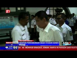 Menhub Sidak Stasiun Pasar Senen