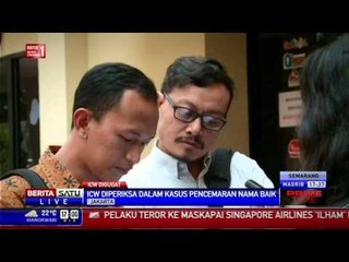ICW Diperiksa Bareskrim Kasus Pencemaran Nama Baik