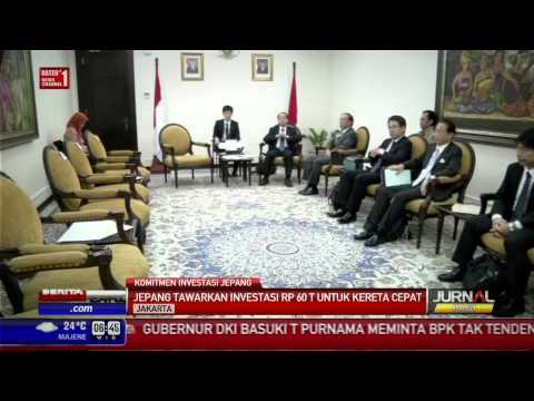 Jepang Investasi Rp 60 Triliun untuk Kereta Api Cepat Indonesia