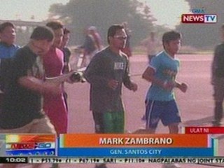 NTG: Rep. Manny Pacquiao, patuloy ang training sa GenSan