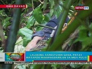 BP: Lalaki, patay sa shootout sa Davao City