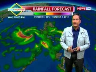 NTG: Weather update as of 9:03 a.m. (October 3, 2012)