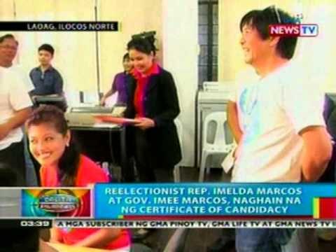 BP: Rep. Imelda Marcos at Gov. Imee Marcos, naghain na ng COC