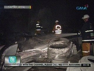24 Oras: Warehouse sa Taytay, Rizal, nasunog
