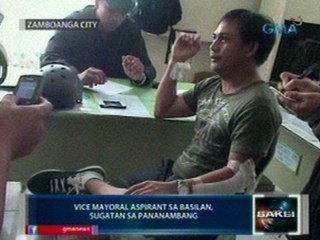Saksi: Vice Mayoral aspirant sa Basilan, sugatan sa pananambang