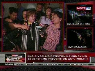QRT: Ika-9 na petisyon kaugnay ng Cybercrime Prevention Act, inihain
