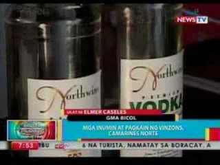 BP: Mga inumin at pagkain ng Vinzons, Camarines Norte