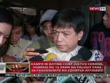 QRT: Kampo ni ex-CJ Corona, humingi ng 15 araw na palugit para sa pagsusumite ng counter-affidavit