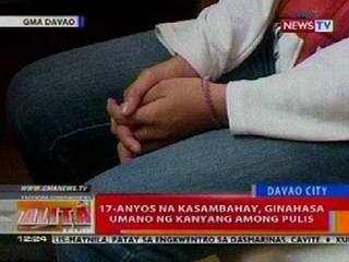 BT: 17-anyos na kasambahay sa Davao, ginahasa ng mga among pulis