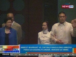 NTG: Arrest warrant vs Ex-Pres. Arroyo para sa kasong plunder, inihain sa VMMC