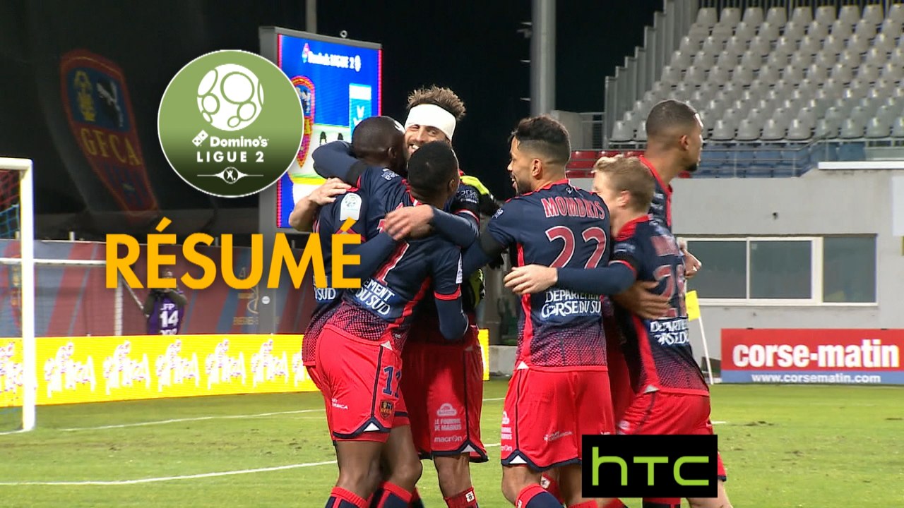 Gazélec FC Ajaccio - AJ Auxerre (2-0)  - Résumé - (GFCA-AJA) / 2016-17