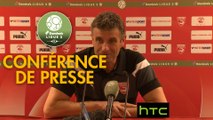 Conférence de presse Nîmes Olympique - Havre AC (0-0) : Bernard BLAQUART (NIMES) - Oswald TANCHOT (HAC) - 2016/2017