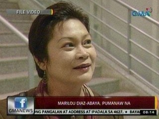 24 Oras: Batikang direktor na si Marilou Diaz-Abaya, pumanaw na