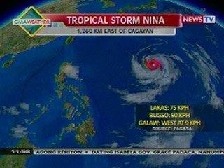 BT: Weather udpate as of 11:58 a.m. (Oct 8, 2012)