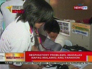BT: Respiratory problems, madalas kapag malamig ang panahon