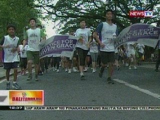 BT: Fun run para manawagan ng hustisya sa paggahasa at pagpatay kay UPLB student Given Grace C.