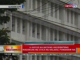 BT: 4-anyos na batang aksidenteng nasaksak ng stick ng kalaro sa QC, pumanaw na