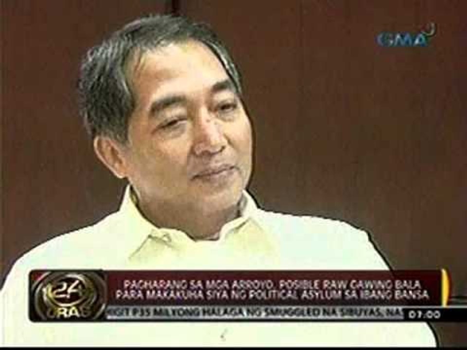 Pagharang sa mga Arroyo, posible raw gawing bala para makakuha siya ng Political Asylum