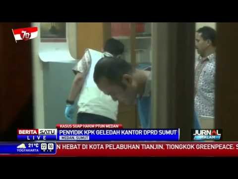 Penyidik KPK Geledah Sekretariat DPRD Sumut