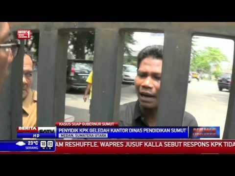 Penyidik KPK Geledah Kantor Dinas Pendidikan Sumut