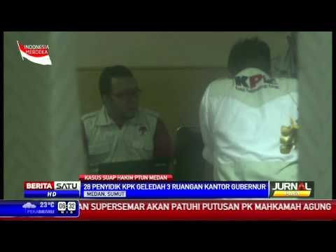 Penyidik KPK Menggeledah 3 Ruangan Utama Kantor Gubernur Sumut