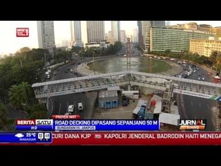 Proyek MRT Masuki Tahap Pemasangan Road Decking