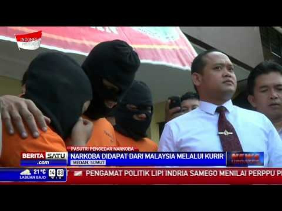 Polresta Medan Tangkap Pasutri Bandar Narkoba