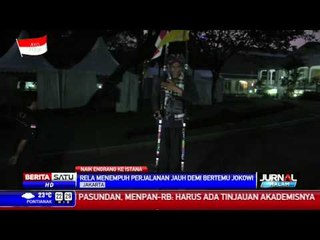 Naik Egrang dari Yogya ke Jakarta Demi Bertemu Jokowi