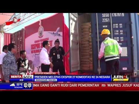 Presiden Jokowi Melepas Ekspor 27 Komoditas ke Puluhan Negara