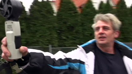 Sturm "Egon" fegt Wetterstation vom Dach