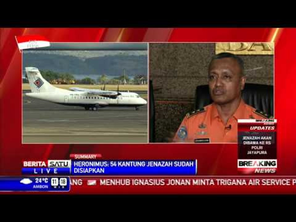 Breaking News: Konferensi Pers Basarnas Mengenai Evakuasi Trigana Air