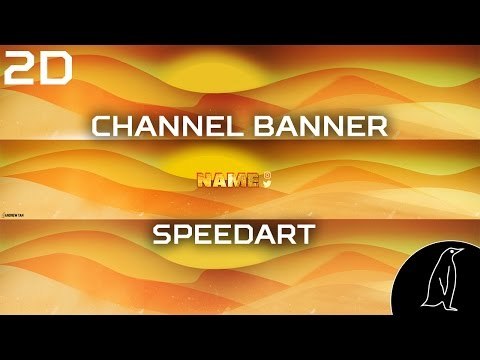 Sand Dunes Channel Art Banner Speedart | Andrew Tan