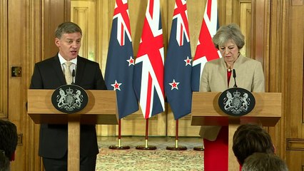 May's Brexit plan has 'clarity' says New Zealand PM