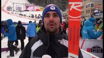 Les réactions de Maxence Muzaton, 2ème du Combiné Alpin de Wengen
