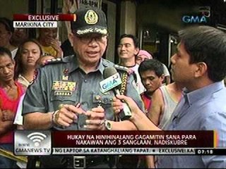 24 Oras (112311) hukay na hinihinalang gagamitin sana para nakawan ang 3 sanglaan, nadiskubre