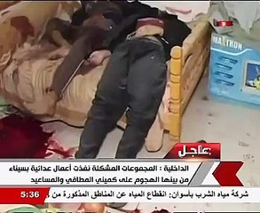 الداخلية: تصفية 10عناصر إرهابية بسيناء متهمين باستهداف كمين المطافى بالعريش