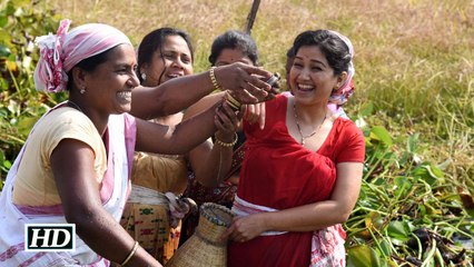 Assam Minister and Actress Angurlata Deka spotted fishing