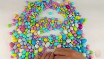 Learn To Count 1 to 30 with Candy Numbers! Surprise Eggs with Smarties Skittles and Candy Circles