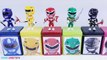 Learn Colors Power Rangers Play-Doh Dippin Dots DIY Cubeez Dippin Dots and Gum Balls Toy Surprise